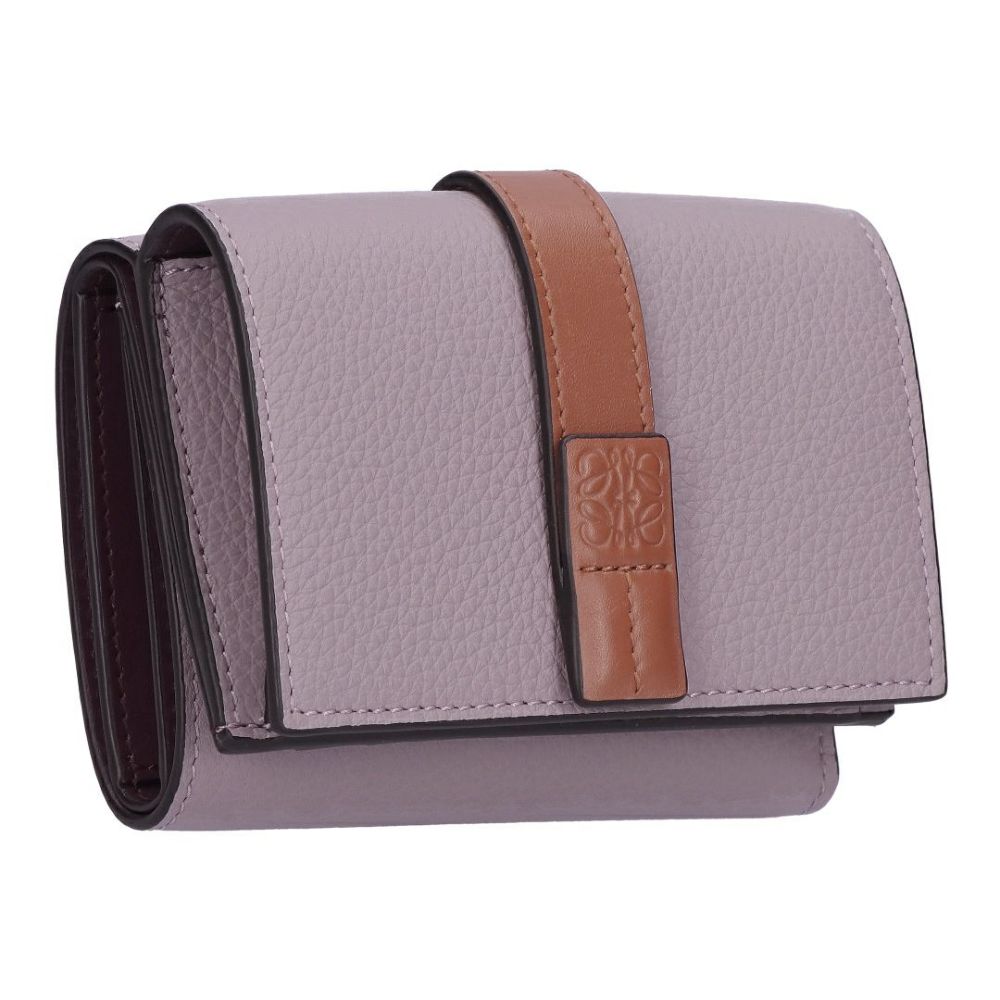 ロエベ LOEWE 折財布 三つ折り財布 ヴァーティカル ウォレット C660TR2X03 0057 DIRTY MAUVE/SQUIRREL 【お取り寄せ】
