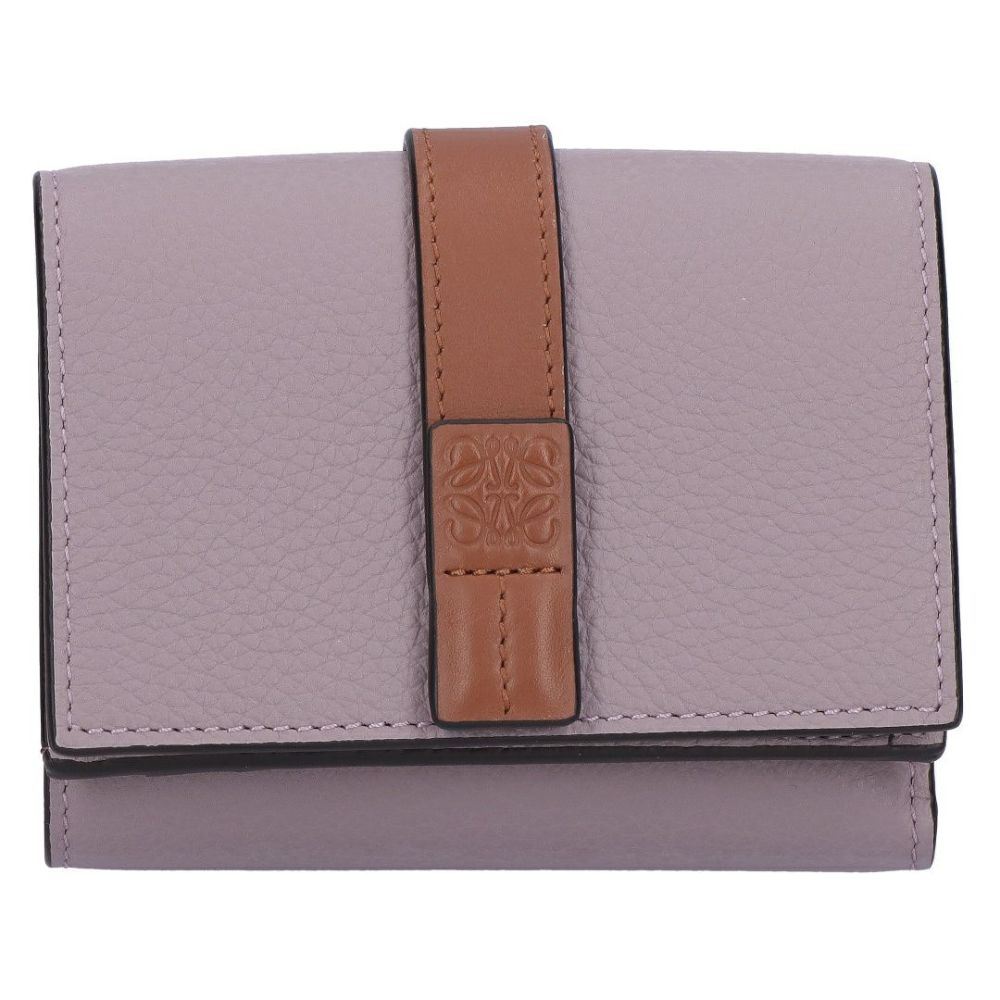 ロエベ LOEWE 折財布 三つ折り財布 ヴァーティカル ウォレット C660TR2X03 0057 DIRTY MAUVE/SQUIRREL 【お取り寄せ】
