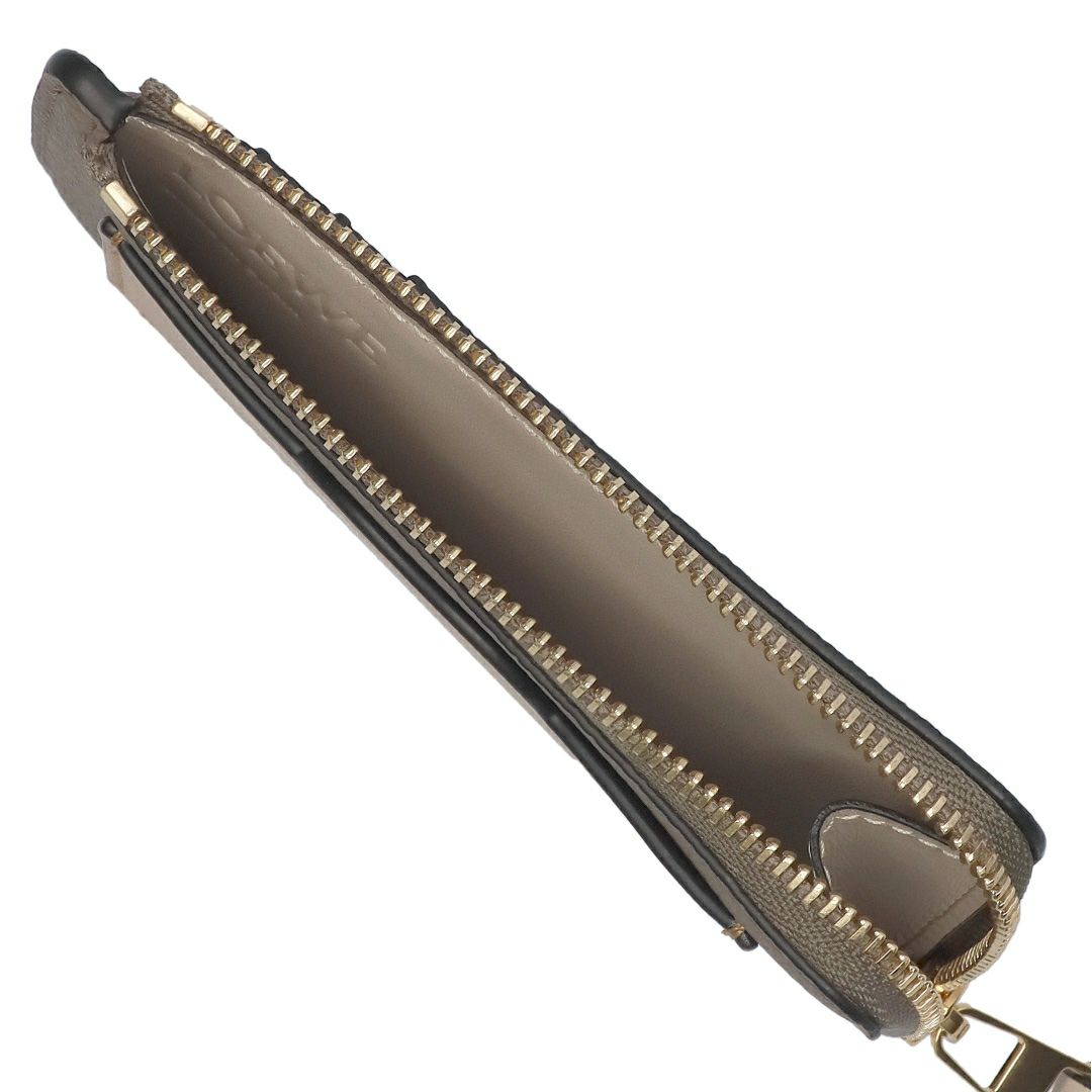 ロエベ LOEWE カードケース コインカードホルダー 小銭入れ フラグメントケース コイン カードホルダー C660Z40X07 3589 TAUPE/GOLD 【お取り寄せ】