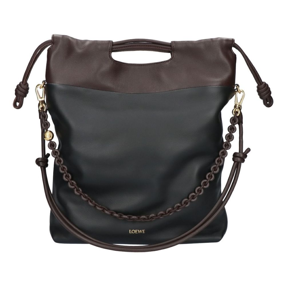 ロエベ LOEWE 2WAYバッグ FLAMENCO フラメンコ A411FIOX13 0020 BLACK/DARK BR