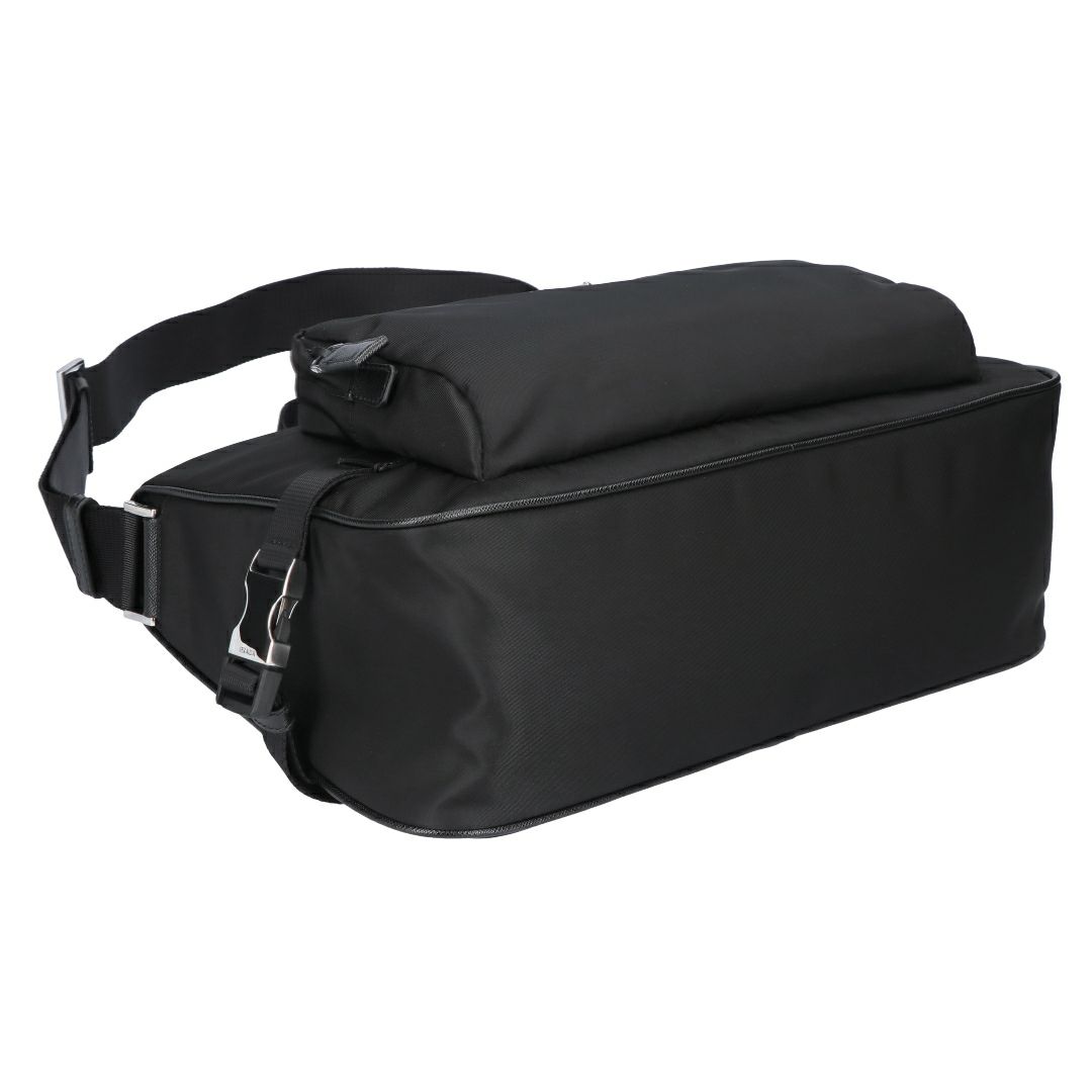 プラダ PRADA ショルダーバッグ クロスボディ ラージ RE-NYLON サフィアーノレザー ショルダーバッグ 2VH191 2DMG OOO F0002 NERO