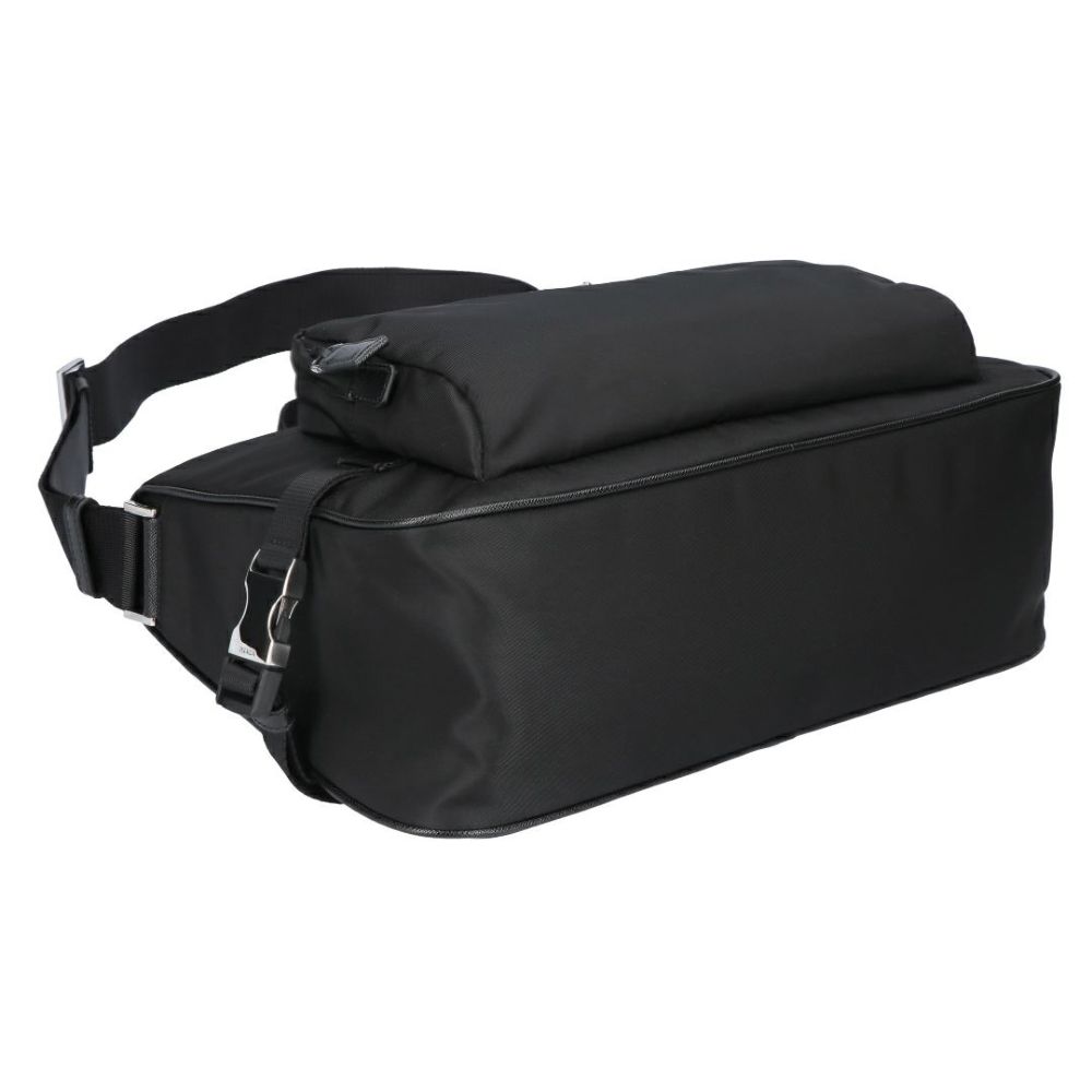 プラダ PRADA ショルダーバッグ クロスボディ ラージ RE-NYLON サフィアーノレザー ショルダーバッグ 2VH191 2DMG OOO F0002 NERO