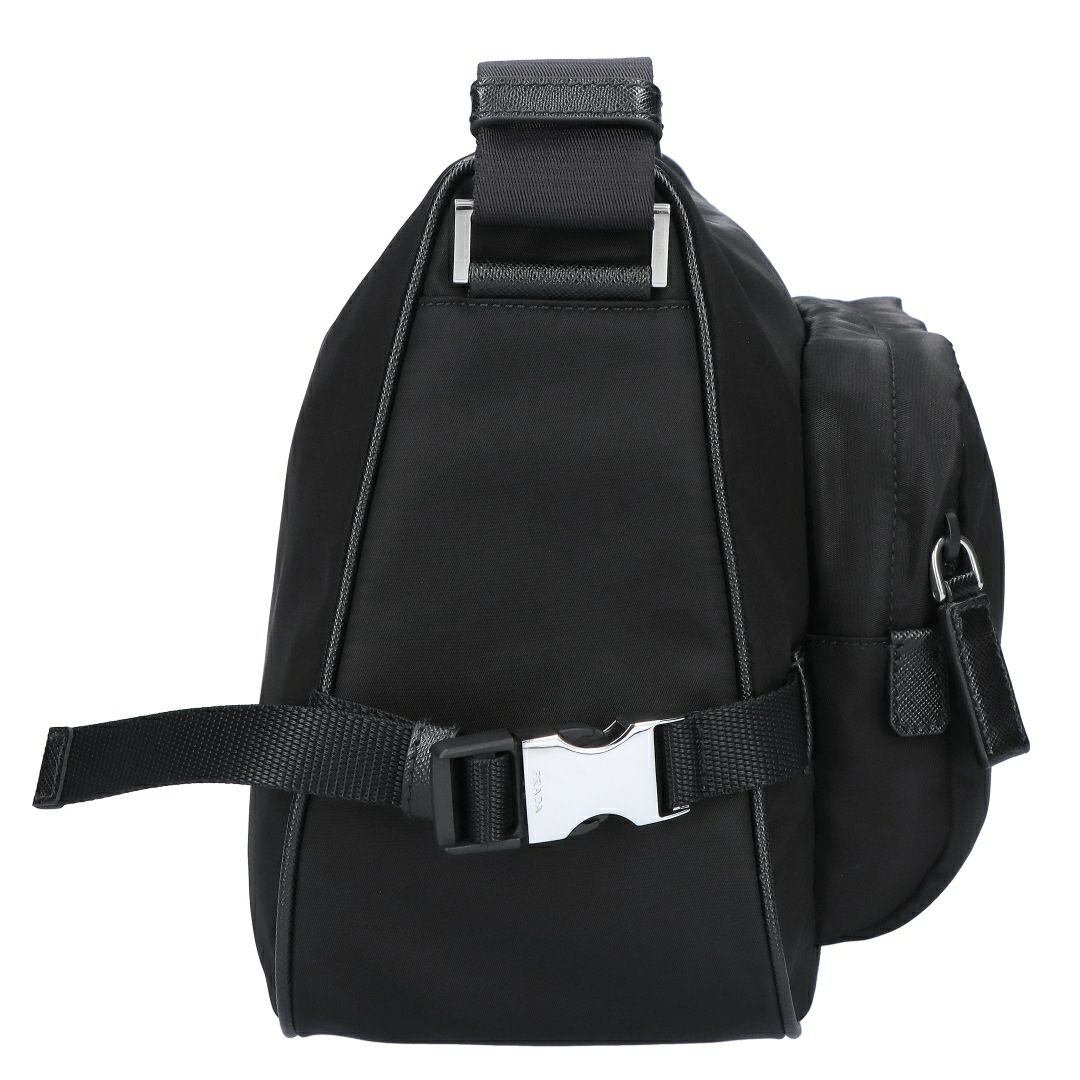 プラダ PRADA ショルダーバッグ クロスボディ ラージ RE-NYLON サフィアーノレザー ショルダーバッグ 2VH191 2DMG OOO F0002 NERO