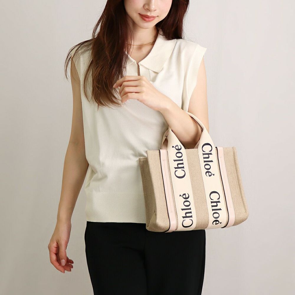 クロエ CHLOE 2WAYバッグ WOODY CHU22AS397 I26 6J5 CEMENT PINK