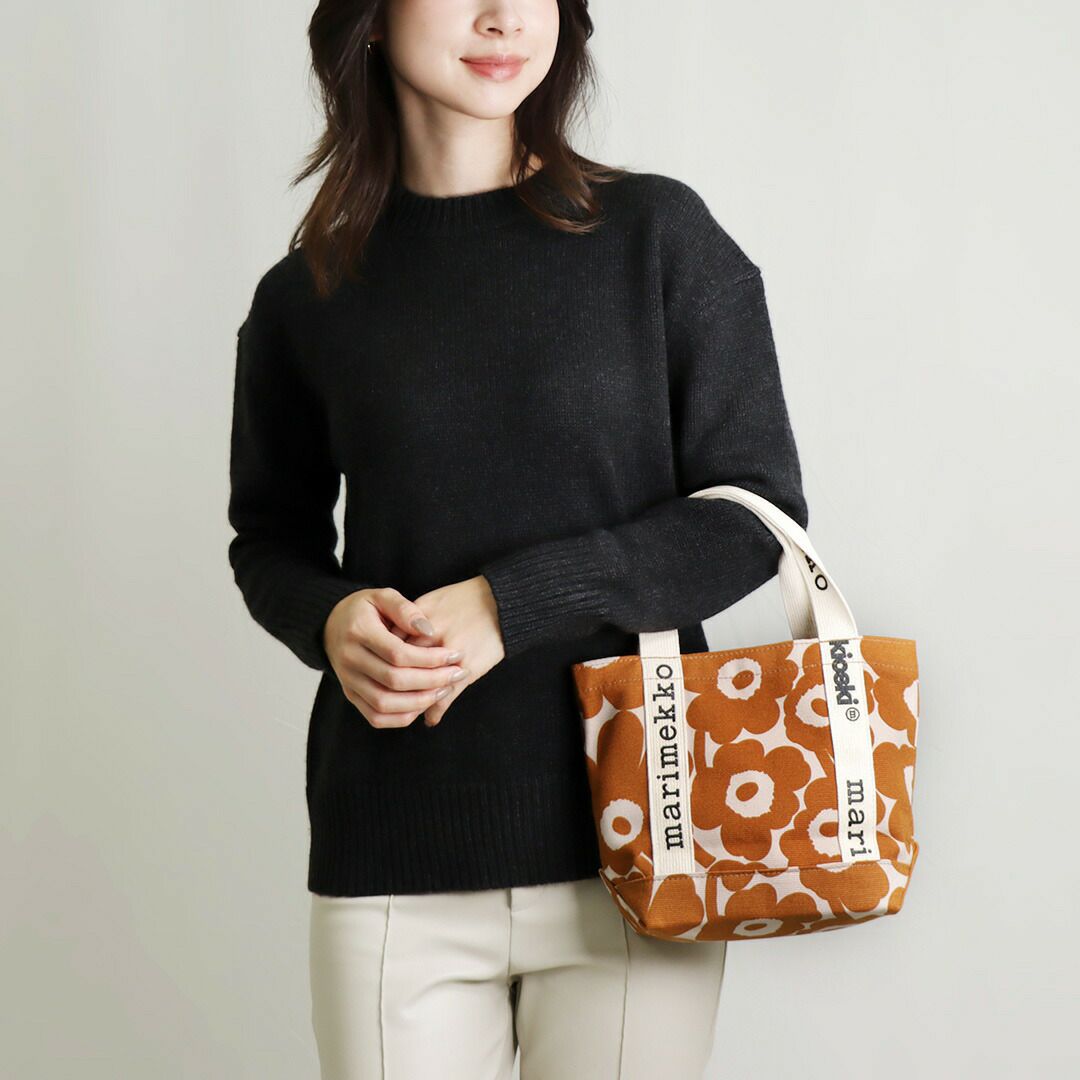 マリメッコ MARIMEKKO トートバッグ CARRIER MINI MINI UNIKKO 92459 ブラウン