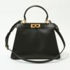 フェンディ 2WAYバッグ 【PEEKABOO ISEEU：ピーカブー アイシーユー】ミディアム 8BN321 A6V3 ブラック(F1CJZ NERO+LIGHT ROSE) FENDI 