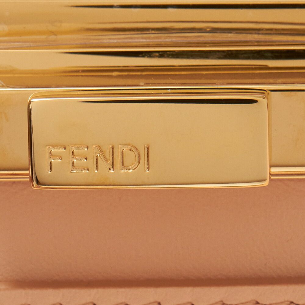 フェンディ 2WAYバッグ 【PEEKABOO ISEEU：ピーカブー アイシーユー】ミディアム 8BN321 A6V3 ブラック(F1CJZ NERO+LIGHT ROSE) FENDI 