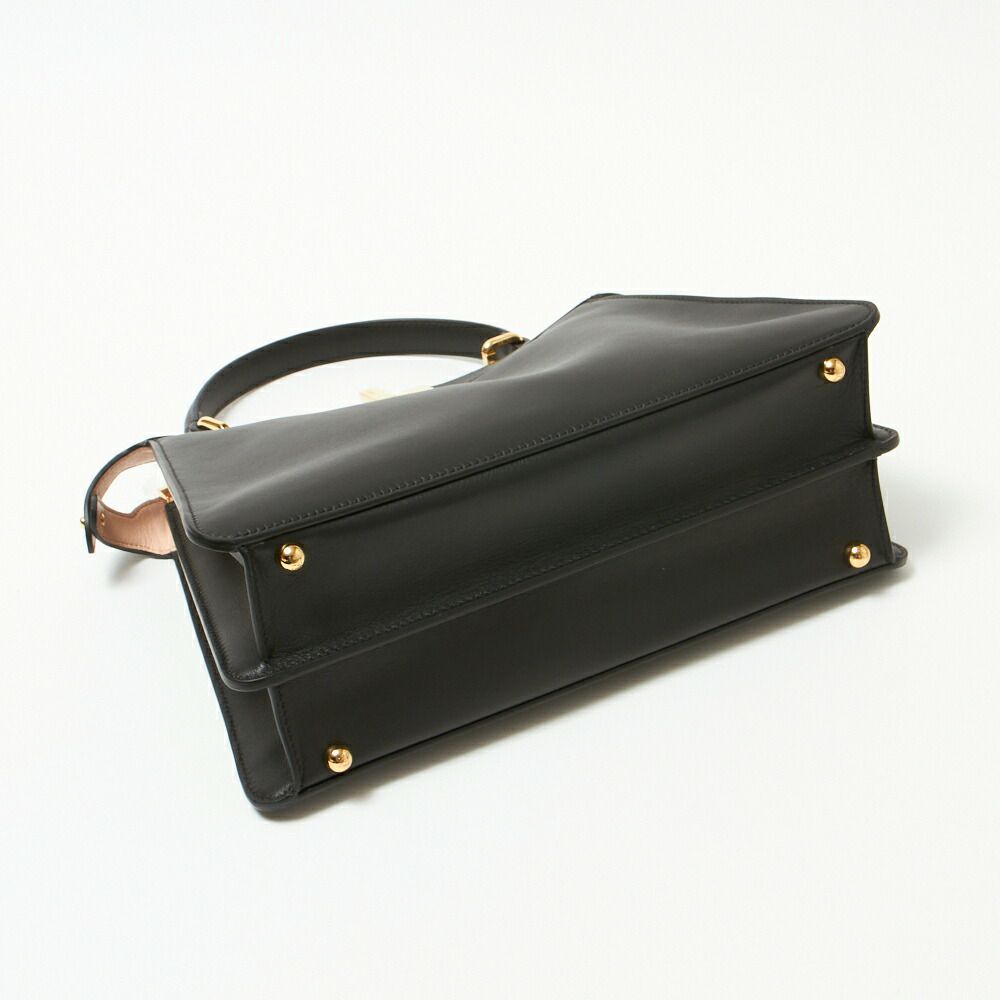 フェンディ 2WAYバッグ 【PEEKABOO ISEEU：ピーカブー アイシーユー】ミディアム 8BN321 A6V3 ブラック(F1CJZ NERO+LIGHT ROSE) FENDI 